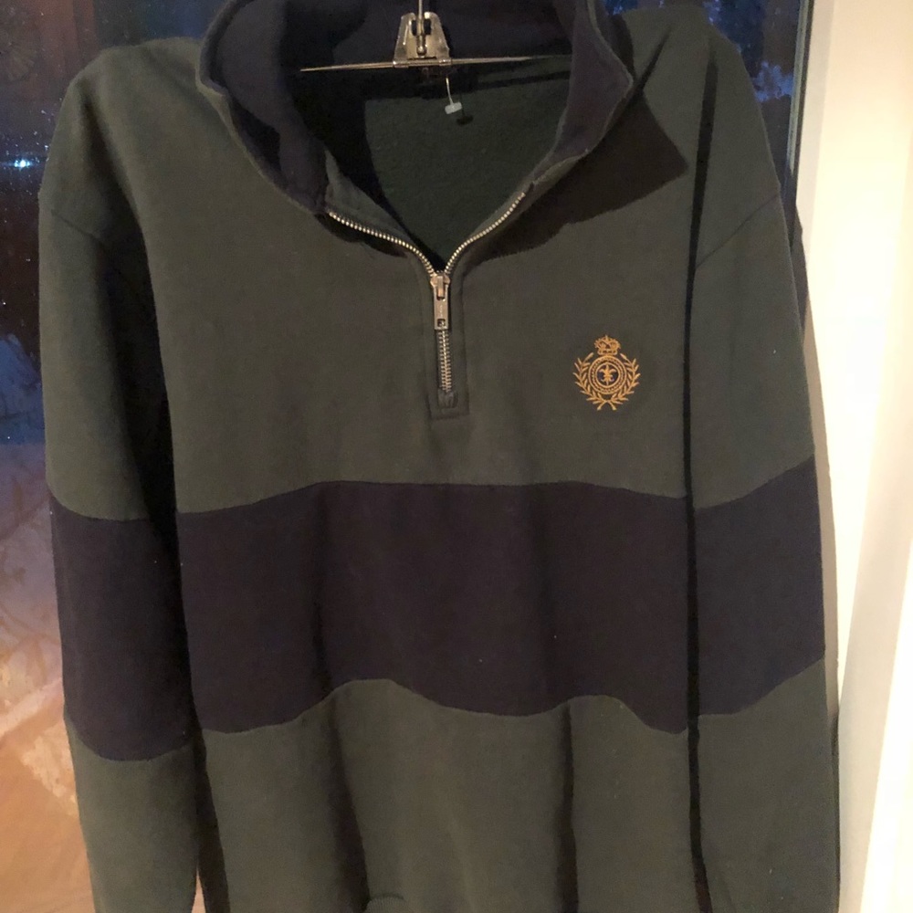 Green and blue Quarter zip from Brandy melville